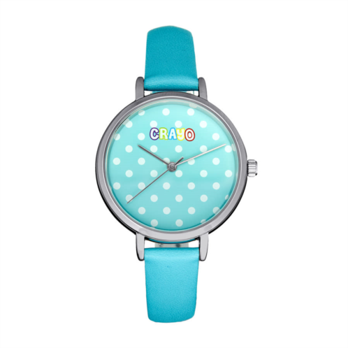 Crayo Dot Blue Dial Unisex Watch