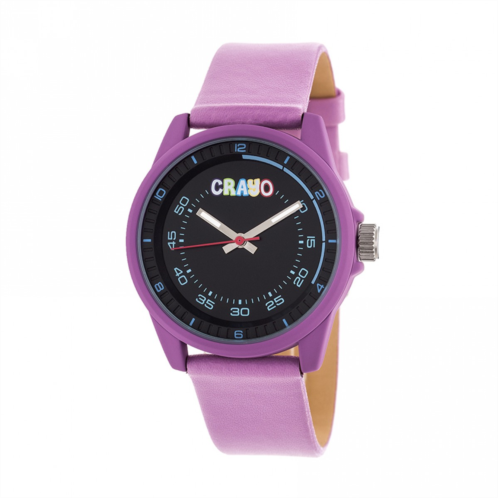 Crayo Jolt Black Dial Watch