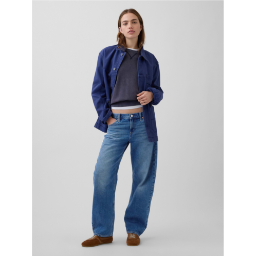 Gap Low Rise Barrel Jeans