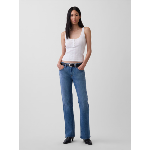Gap Mid Rise Relaxed Boot Jeans