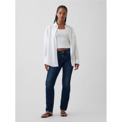 Gap Curvy Low Rise 90s Slim Straight Jeans