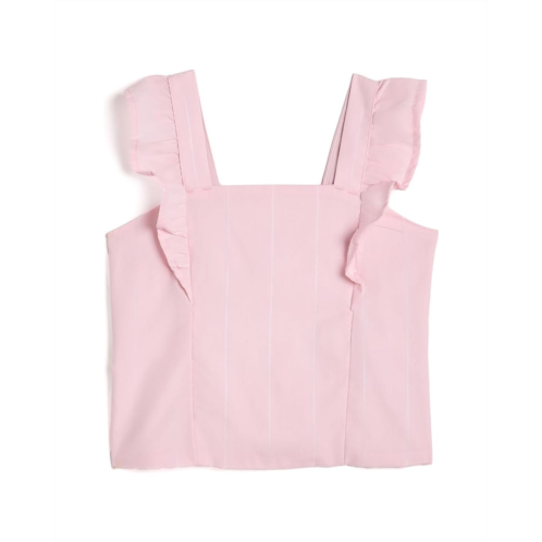 Girls abercrombie kids Ruffle Strap Top (Big Kids)