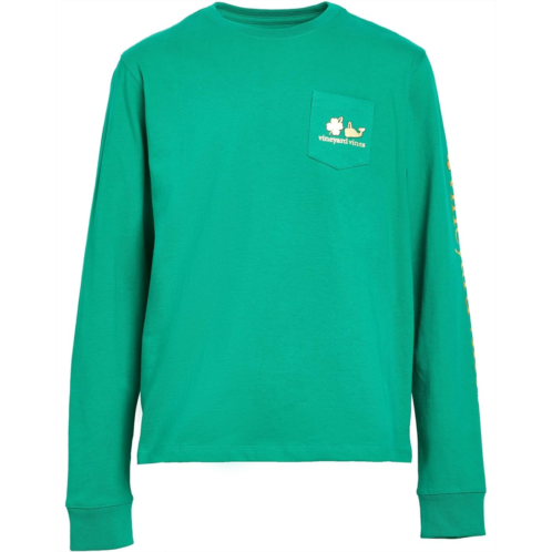 Vineyard Vines Kids Long Sleeve Pocket Tee (Toddler/Little Kids/Big Kids)