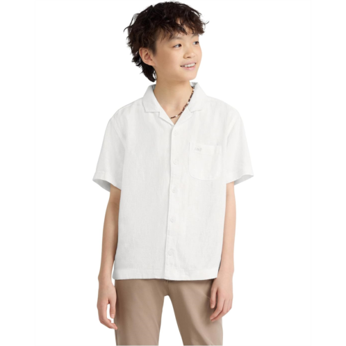 Boys abercrombie kids Linen Camp Shirt (Big Kids)