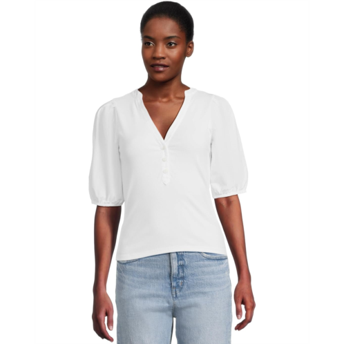 Madewell Mixy V-Neck Puff Tee