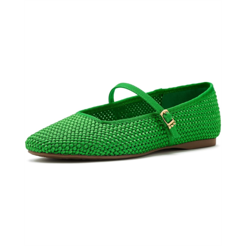 Womens Birdies Hummingbird Mary Jane Woven Satin