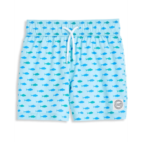 Boys abercrombie kids Core Poly Swim Trunks (Big Kids)