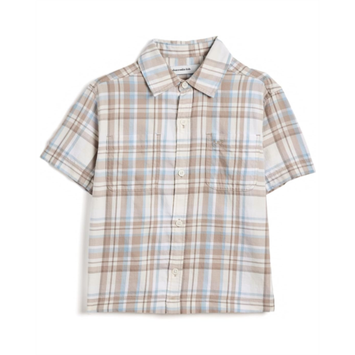 Boys abercrombie kids Boxy Woven Shirt (Big Kids)