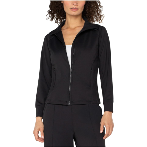 Liverpool Los Angeles Full Zip Seamed Tech Knit Jacket