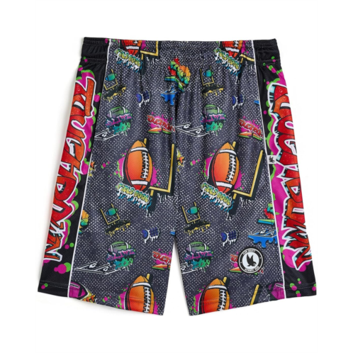 Boys FLOW SOCIETY Graffiti Football Shorts (Little Kid/Big Kid)