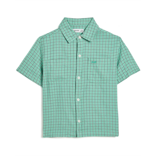 Boys abercrombie kids Boxy Woven Shirt (Big Kids)