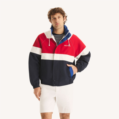 Nautica mens reissue full-zip packable jacket