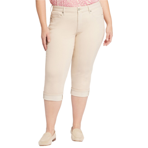 NYDJ plus marilyn feather crop jean