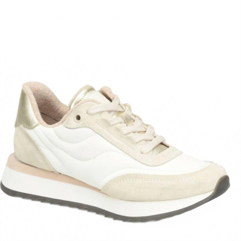 Sofft womens jacklyn sneaker in warm white multi