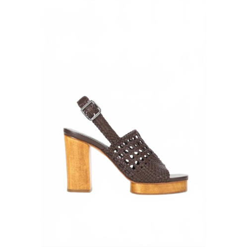 STAUD womens martina platform sandal in espresso