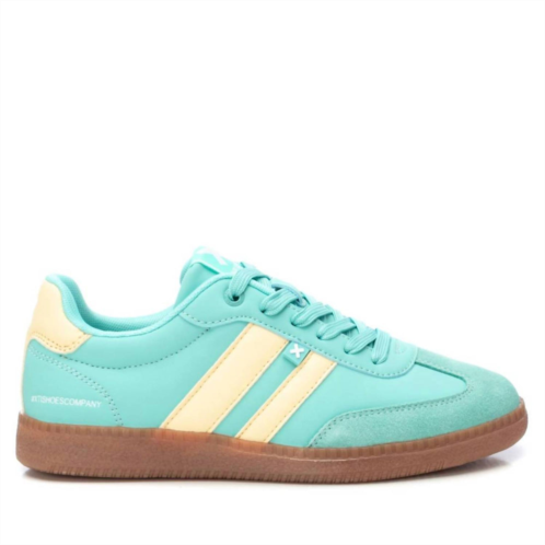 Xti womens casual sneakers in aqua