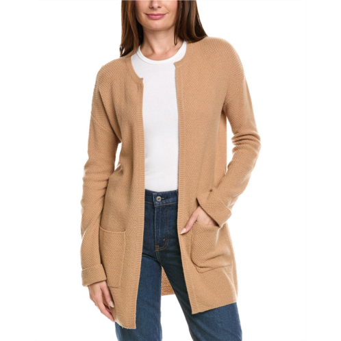 kier j wool & cashmere-blend open cardigan