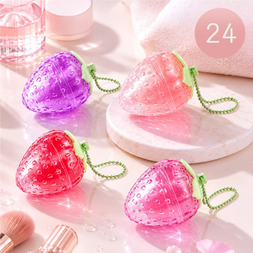 FASHNZFAB 24pcs - strawberry lip balm