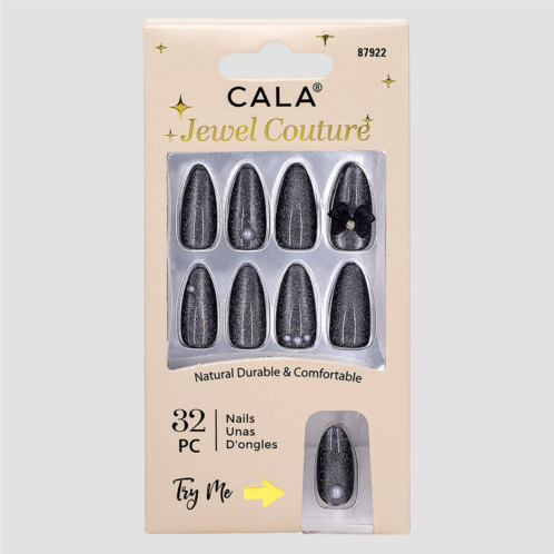 FASHNZFAB 32pcs - jewel couture ice cat eye press on nail set