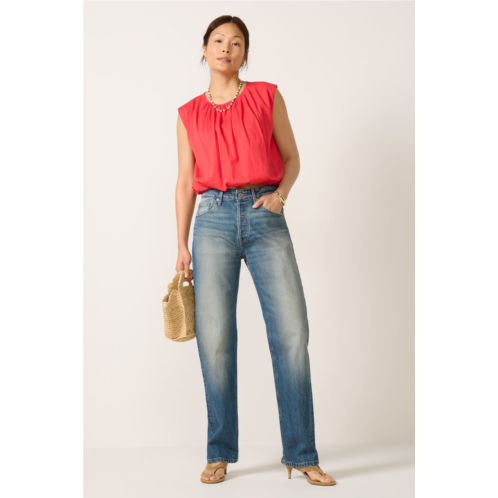 GOOD AMERICAN womens vintage straight jean