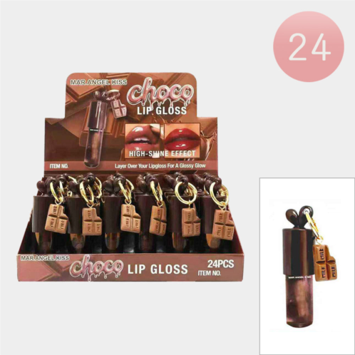 FASHNZFAB 24pcs - chocolate inspired lip gloss