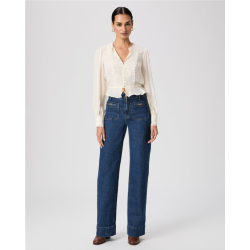 PAIGE sasha 32 inch wide leg jean