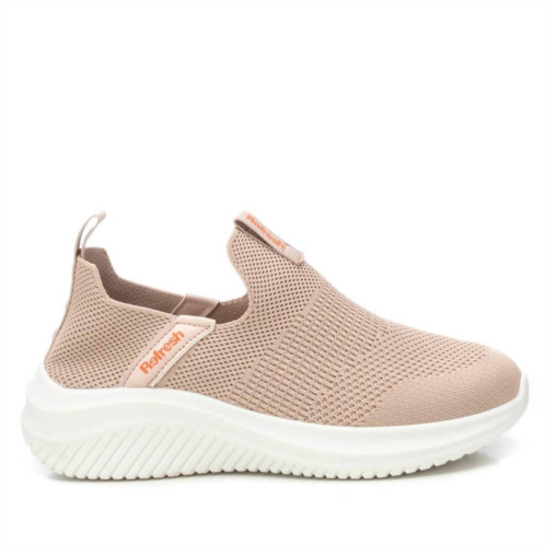 Xti womens active stretch sneakers in nude