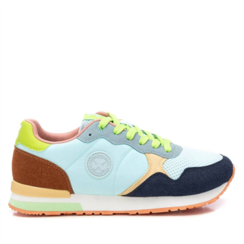 Xti womens casual sneakers in light blue