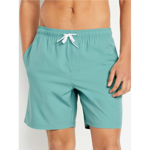 OldNavy Solid Swim Trunks -- 7-inch inseam