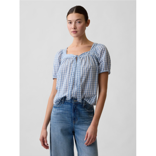 Gap Relaxed Tie-Front Top