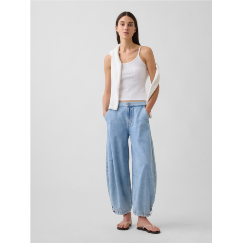 Gap Mid Rise UltraSoft Horseshoe Jeans
