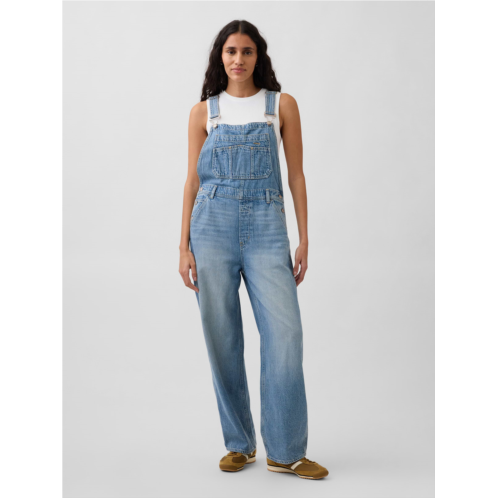 Gap UltraSoft Denim Relaxed Overalls