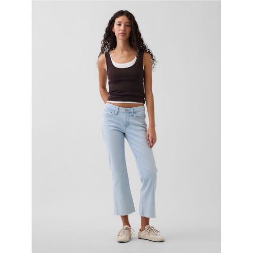 Gap Low Rise Long & Lean Crop Jeans