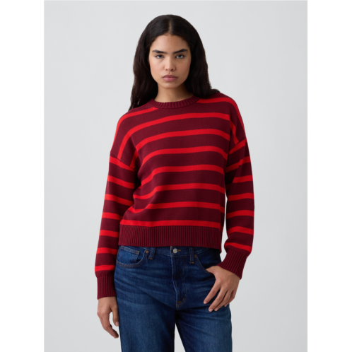Gap Relaxed Stripe Crewneck Sweater