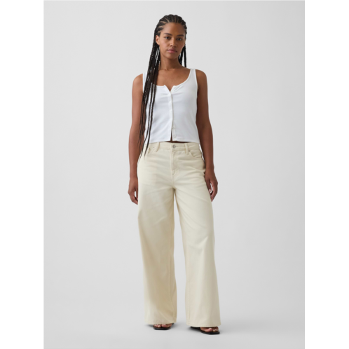 Gap Curvy Mid Rise UltraSoft Baggy Jeans