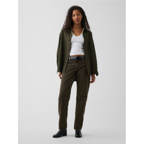 Gap Mid Rise Straight Taper Jeans