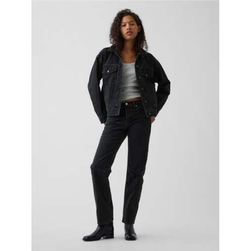 Gap Mid Rise Straight Taper Jeans