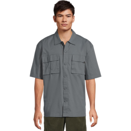 Mens Prana Palisades Ripstop Short Sleeve Shirt