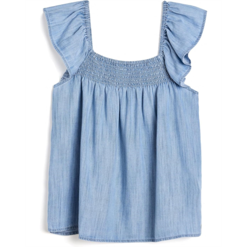 Girls Vineyard Vines Kids Ashe Chambray Top (Little Kid/Big Kid)