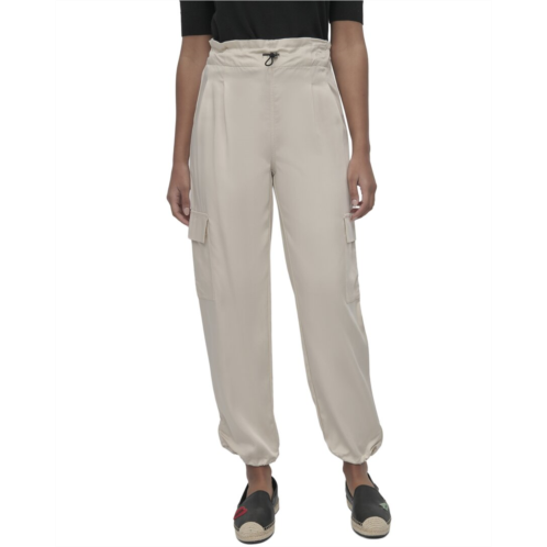 DKNY high waist soft cargo pant