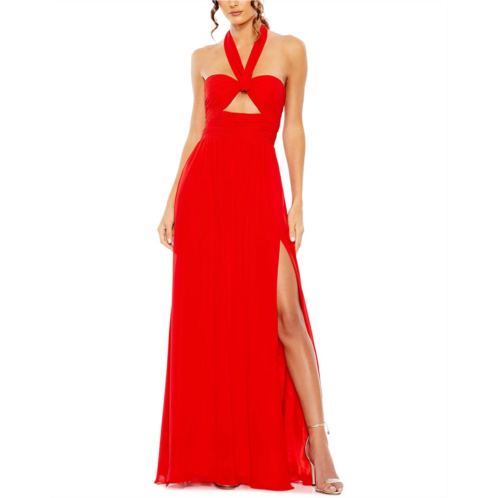 Mac Duggal ruched flowy gown