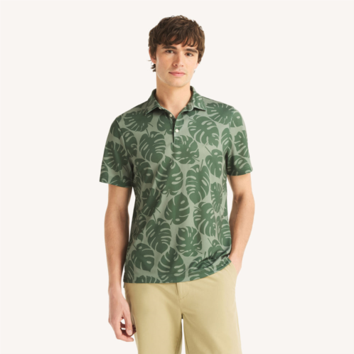 Nautica mens printed performance polo