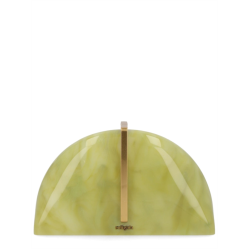 CULT GAIA laguna marbled acrylic gold clutch