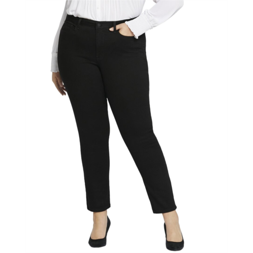 NYDJ plus sheri black slim jean