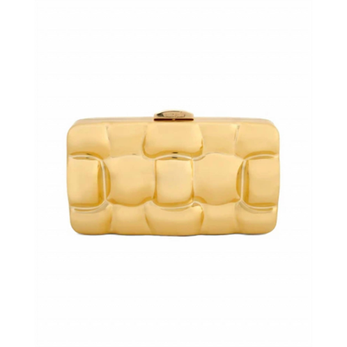 Cult gaia womens darcy clutch in shiny gold