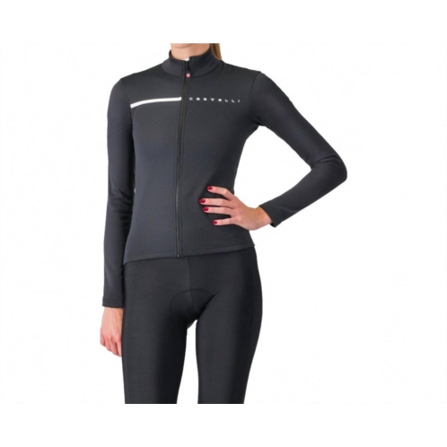 Castelli sinergia 2 jersey jacket in black/silver