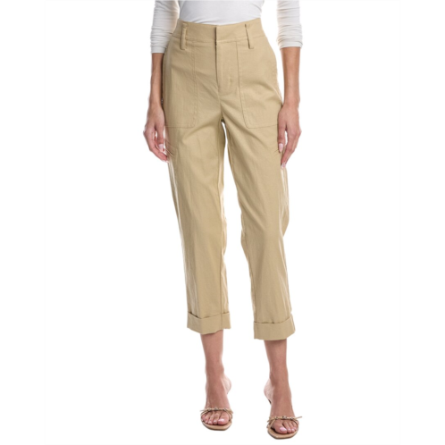 Vince linen-blend utility pant
