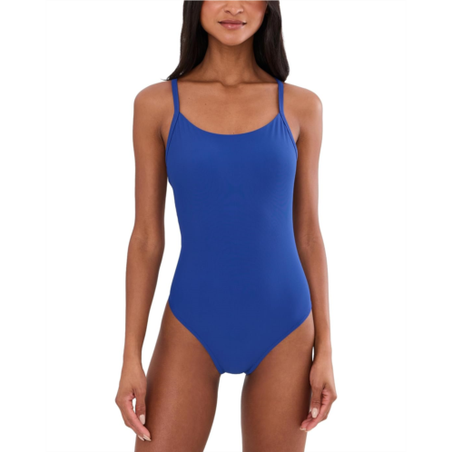 Speedo Solid Racerback One-Piece Swimsuit