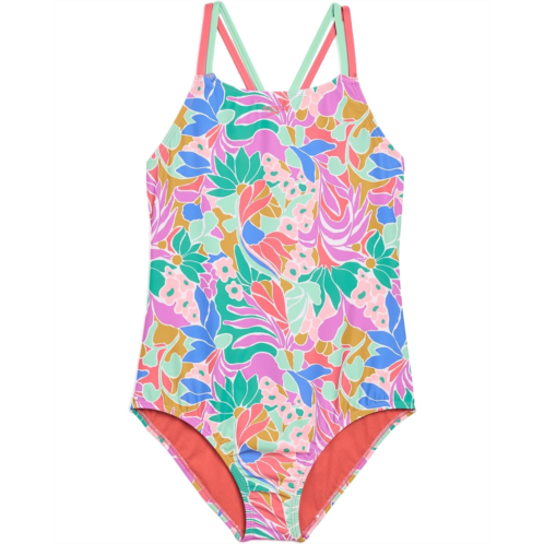 Girls Speedo Kids Swimsuit One-Piece Thin Straps (Big Kid)