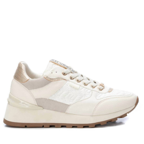 Xti womens rubber sneakers in ice